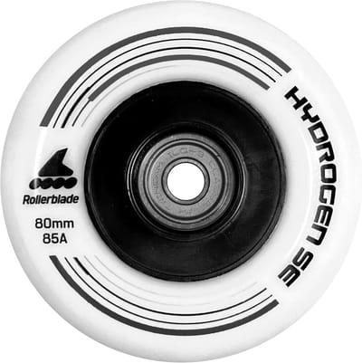 Skeelerwielen Set - Onderdelen - Sporten - Duurzaam Urethaan - 80 mm - Wit