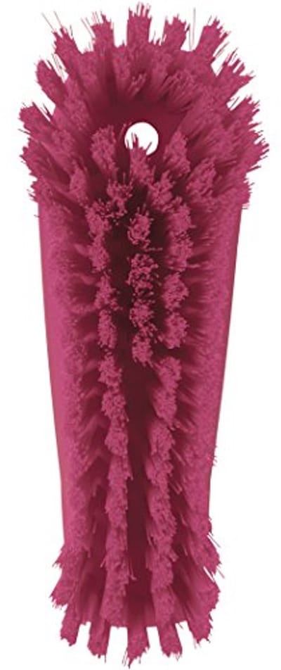 Grote Schuurborstel - Ergonomische Wasborstel met Harde Haren - 20 cm - Roze