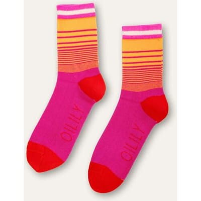 Oilily Magic - Sokken - Meisjes - Regular Fit - Oranje - 26-28