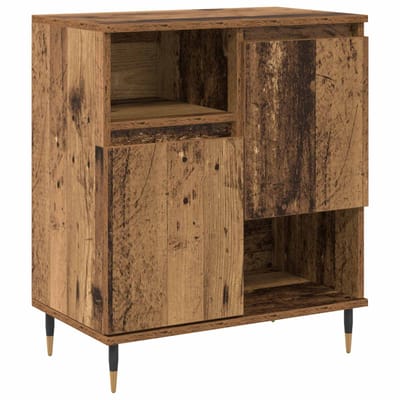 vidaXL - Dressoir - Oudhout - 60 - x - 35 - x - 70 - cm