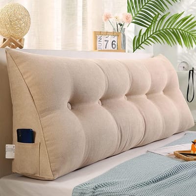 Rugsteunkussen - Leeskussen - Comfortabel Lezen - Traagschuim Vulling - 200cm - Niet gespecificeerd