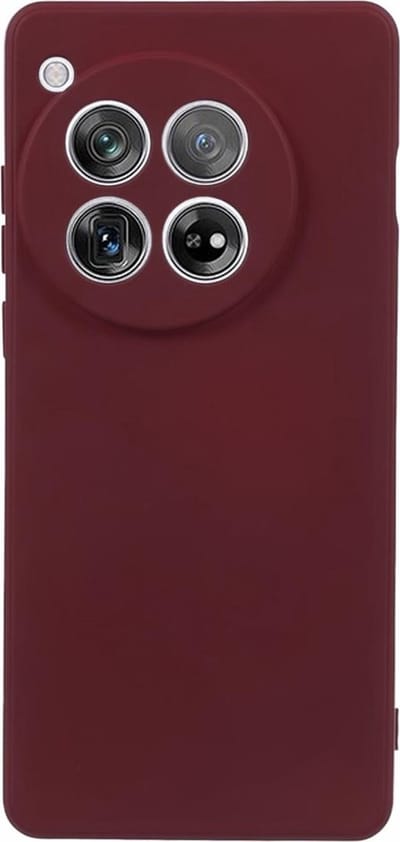 Coverup Hoesje - Geschikt voor OnePlus 12 Hoesje - Coverup Colour TPU Back Cover - Wine Red