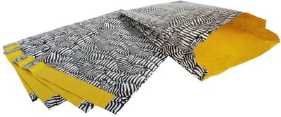100x papieren zakjes Zebra 25x4x34cm