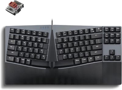 Ergonomisch Compact Toetsenbord met Programmeerbare Macro-toetsen en Mechanische Switches