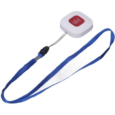 Bouton d'appel SOS intelligent WiFi Alarme Sonnette d'appel Pager sans fil pour soignant Système d'alerte pour infirmière Bouton d'urgence pour personnes âgées