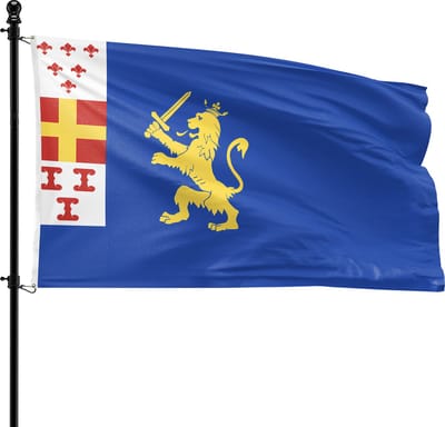 VlagDirect - Nijkerk vlag - Gemeente Nijkerk vlag - 90 x 150 cm.