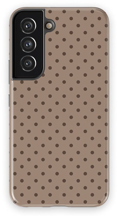 Polka Dots Hoesje Samsung Galaxy S22 | Geschikt Voor Mag | Stippen Design Backcover Samsung Galaxy S22 Sandstone Dots