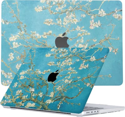 Lunso Geschikt voor MacBook Pro 16 inch (2021-2026) cover hoes - case - Van Gogh Amandelbloesem