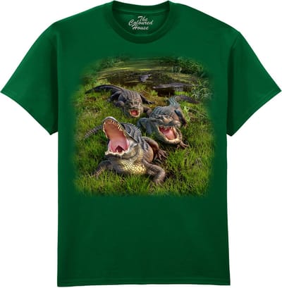 Krokodil Alligators The Coloured House T-shirt M