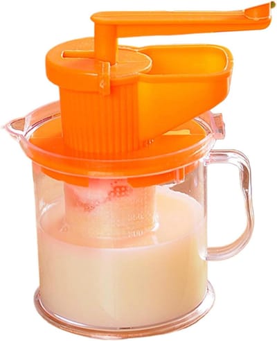 Handmatige Sapcentrifuge - Fruitpers - Gezond Sap Maken - Vaatwasser Veilig - 10.9H cm - Willekeurig
