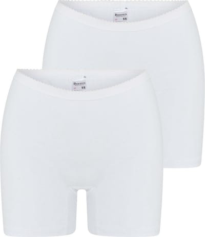 Beeren Softly dames boxershorts - 2-pack - Maat L - Wit