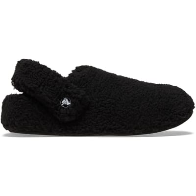 Crocs Classic Cozzzy Slipper Polyester Dames Zwarte Slippers
