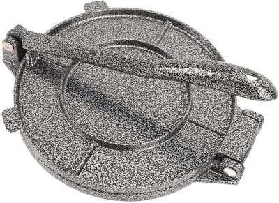Tortilla Pers - Taco Maker Roti - Thuis Koken - Duurzame Aluminiumlegering - 20x16 Cm - Grijs