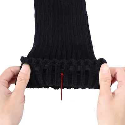 Livano Beenwarmers - Dames - Overknee - Ballet - Wol - Kniekousen - Leg Warmers - Warm - Winter - Effen - Zwart