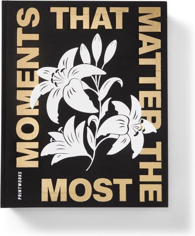 Printworks Fotoalbum - Moments that Matter the Most - Zwart