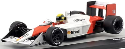 ATLAS Mclaren HONDA MP4/4 #12 AYRTON SENNA P1 1988 schaalmodel 1:43