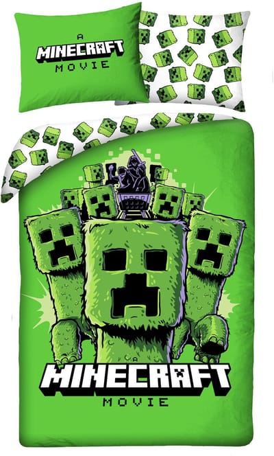 Minecraft Dekbedovertrek Zombies - 140 x 200 cm + 70 x 90 cm - Katoen