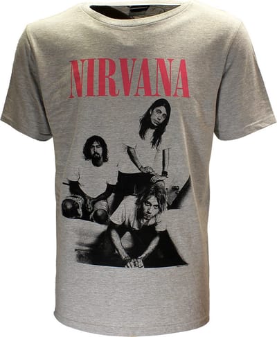 Nirvana Bathroom Photo T-Shirt - Officiële Merchandise - S