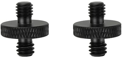 Dailygoods - M6 naar 1/4 inch 20 Buitendraad Converter Adapter Set van 2