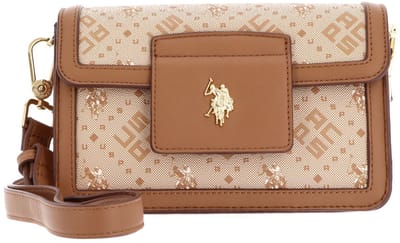 U.S. POLO ASSN. Schoudertas New Hampton Small Crossbody Bag Biscuit Lichtbruin