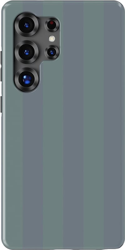 DripCase Gestreept Hoesje Samsung Galaxy S25 Ultra | Backcover met Mag | Stripes Motief | Trendy Case Samsung Galaxy S25 Ultra met Strepen Blue Mojito