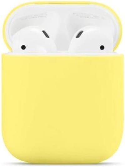 Gadgetpoint - Oordopjes Beschermhoesjes - Performance Case - Accessoires geschikt voor Apple Airpods - Geel