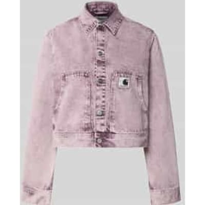 regular fit jeansjack met logopatch model 'Arca'