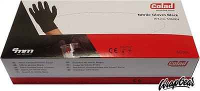 COLAD ZWART NITRIL WEGWERP HANDSCHOENEN 60 PACK