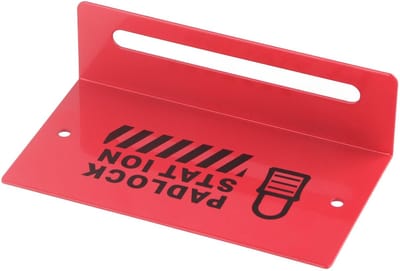 Dailygoods- Lockout Tagout Station Wandmontage - Hangslotrek voor 5-8 Sloten - Gelegeerd Staal - Efficiënt Slotbeheer - Professionele Structuur - Esthetisch Ontwerp