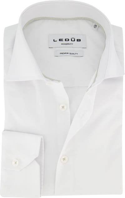 Ledub casual overhemd wit