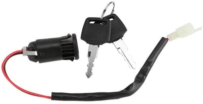 Dailygoods - Ignition Switch Lock Set - Fietsslot - Eenvoudige installatie - Geschikt voor fiets en scooter - Kleur: populair - 2 sleutels - Veilig en...