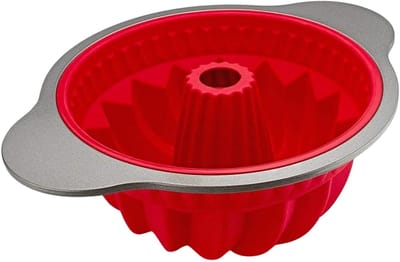 Dailygoods- Cakevorm Professioneel - Siliconen - Antiaanbaklaag - Vaatwasmachinebestendig - Duurzaam - Groot formaat 9 inch diameter - Cakepan