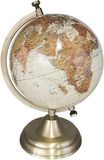 Wereldbol Educatief - Aardbol Leerzaam - Geografie Leren - Tweetalige Tekst - 265 cm Hoog - Meerkleurig