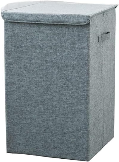 Opvouwbare Wasmand - Kledingmand Opberger - Kleding Opbergen - Met Deksel - 56x34x34cm - B