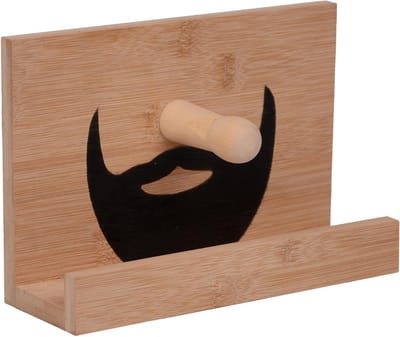Brilstandaard Bamboe - Brillenhouder Hout - Bril Opbergen - Grappig Design - N.v.t. - Natuurlijk