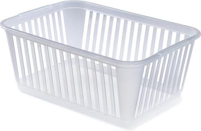 Whitefurze Medium opbergmand 37 cm | transparant