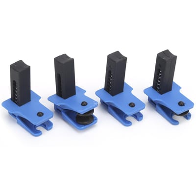 4 STUKS Olieleidingklem Verticaal Auto Reparatie Onderhoud Accessoire Gereedschap voor Meerdere Maten black