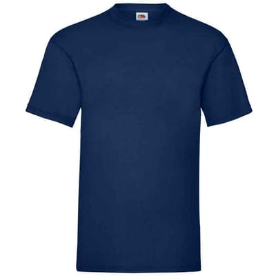 Fruit of the Loom Heren Valueweight T-Shirt (Marine)