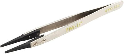 Precisie Pincet - Antistatisch Gereedschap - Fijne Reparatie - Roestvrij Staal - 100 g - Zilver