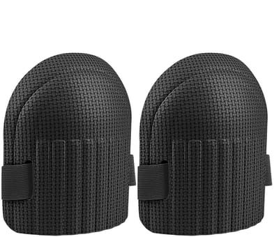 Kniebeschermers Werk - Beenbescherming Bandage - Comfortabel Knielen - Aanpasbaar Systeem - 19.7 x 16.3 cm - Zwart
