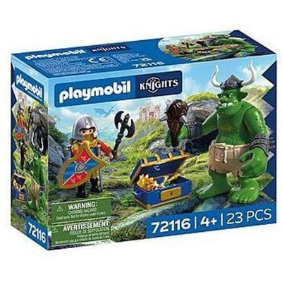 PLAYMOBIL 72116 Trol met schat van Leeuwenridder Bouwsets