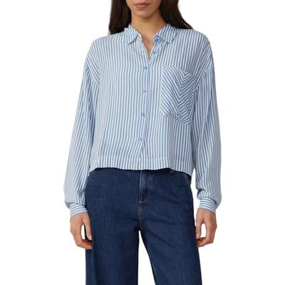 s.Oliver -qs Blouses Light Blue Maat: 44 | Overhemden Outlet | Dames | Blauw