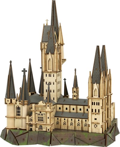 Harry Potter Hogwarts Astronomy Tower - Modelbouwpakket - Houten 3D Puzzel - Bouwpakket - Constructiespeelgoed - DIY Pakket Hout - Bouwset - Modelbouw voor Volwassenen en Kinderen - Miniatuur