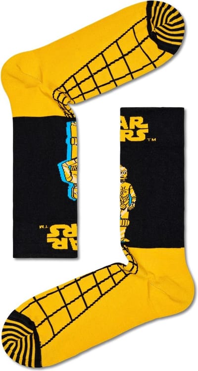 Happy Socks Star Wars C-3PO Sock - unisex sokken - Unisex - Maat: 36 - 40