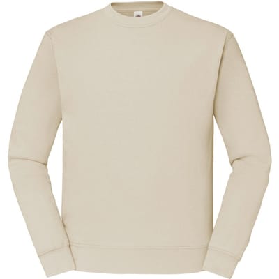 Fruit of the Loom Heren Klassiek 80/20 Ingezet Sweatshirt (Natuurlijk)