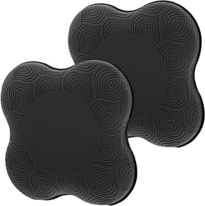 Kniebeschermers - Yoga Kussens - Sporten en Fitness - Antislip Ontwerp - 19.8 x 19.8 cm - Grijs