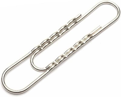Grote Zilverkleurige Metalen Paperclips 70 mm (Maat 7) - 10 Stuks Klemmen