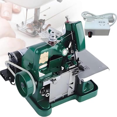 Naaimachine - Lockmachine Overlock - Professioneel Naaiwerk - Automatisch Afsnijden - 3000 Steken/Min - Groen