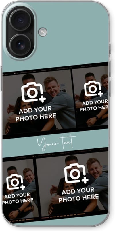 Gepersonaliseerd - Case Company® - Hoesje geschikt voor iPhone 16 Plus hoesje - Filmrol N°2 - Soft Cover Telefoonhoesje - Bescherming aan alle Kanten en Schermrand