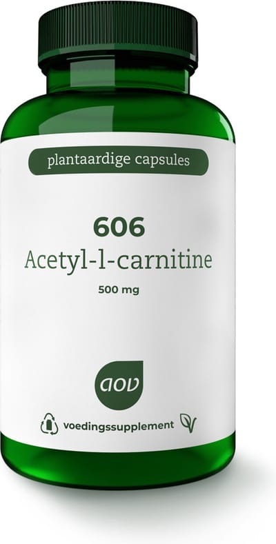 AOV 606 Acetyl-L-Carnitine - 90 vegacaps - Aminozuur